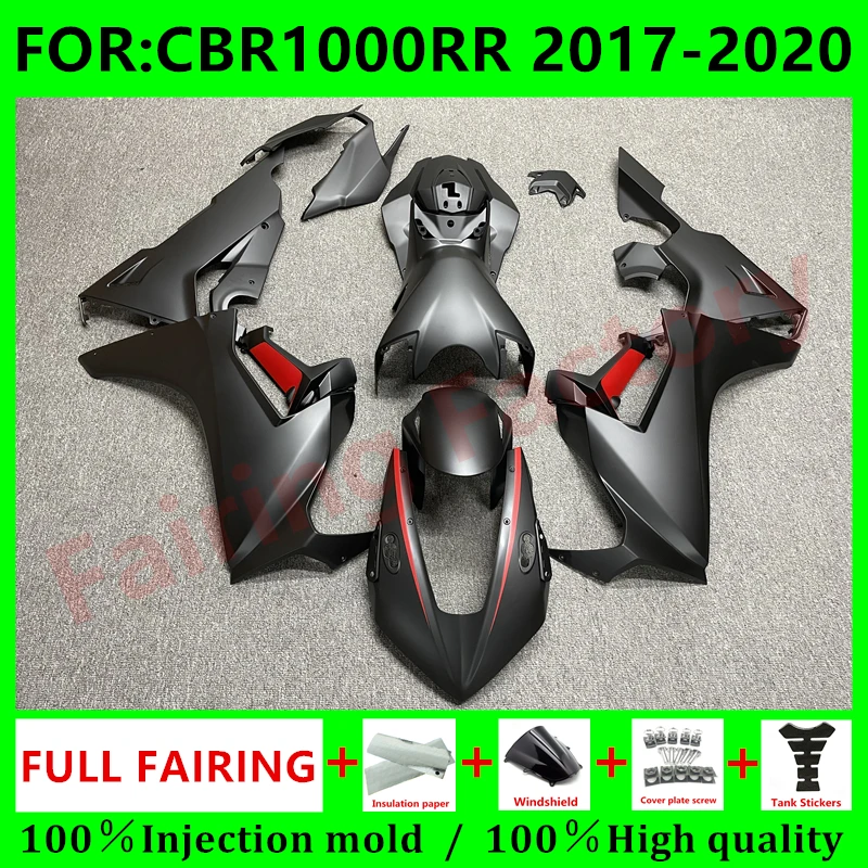 

Новый комплект обтекателей для мотоцикла ABS подходит для CBR1000RR CBR1000 CBR 1000RR 2017 2018 2019 _ матовый черный