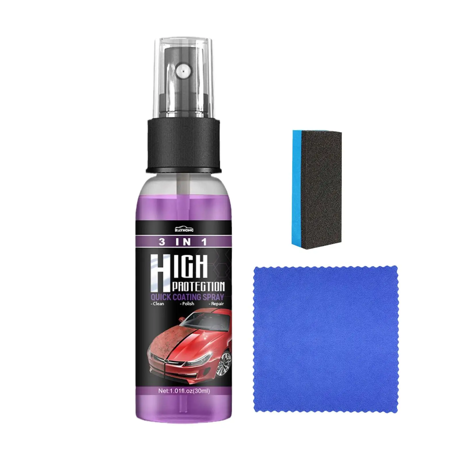 3 в 1 автомобильная краска-спрей 30 мл/100 мл