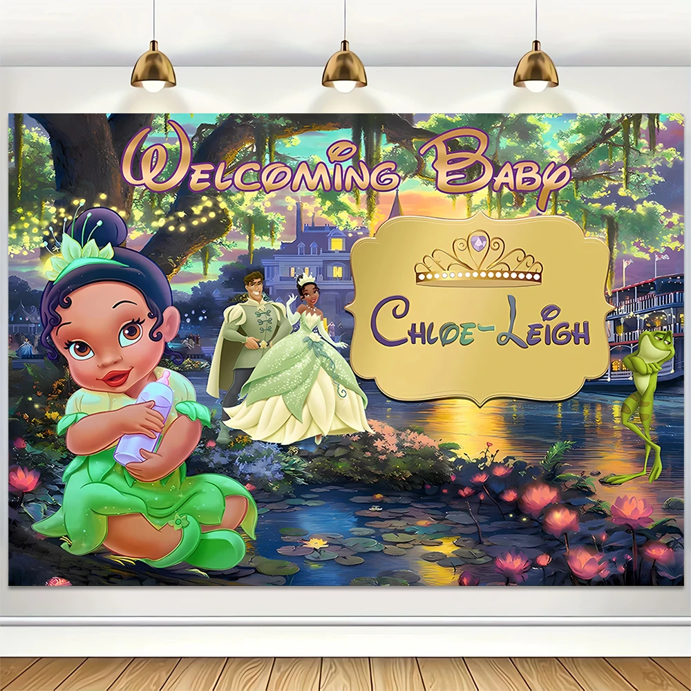 Студийный фон для фотосъемки с изображением принцессы и тианы