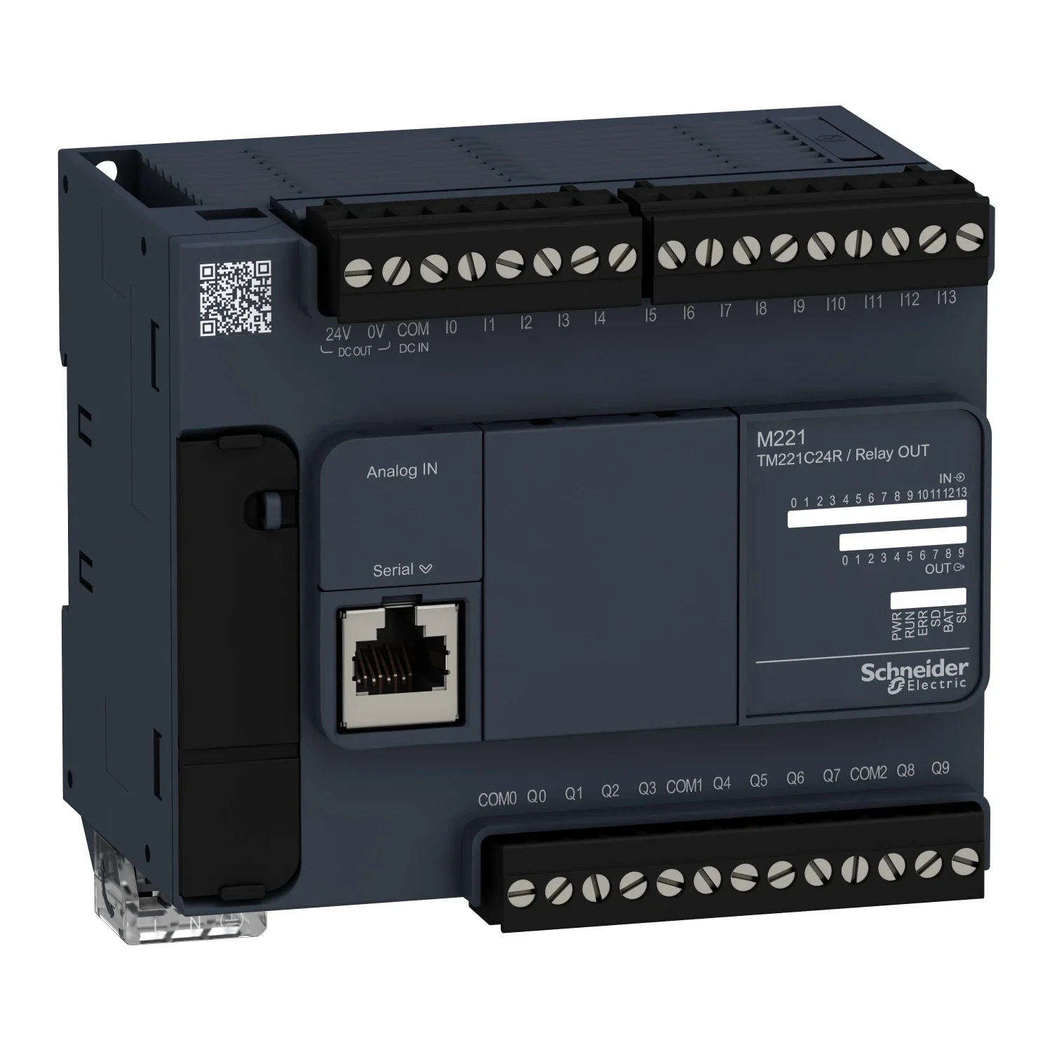 Фото Микроконтроллер Modicon M241, 40 входов/выходов, реле, Ethernet, TM241CE40R №2