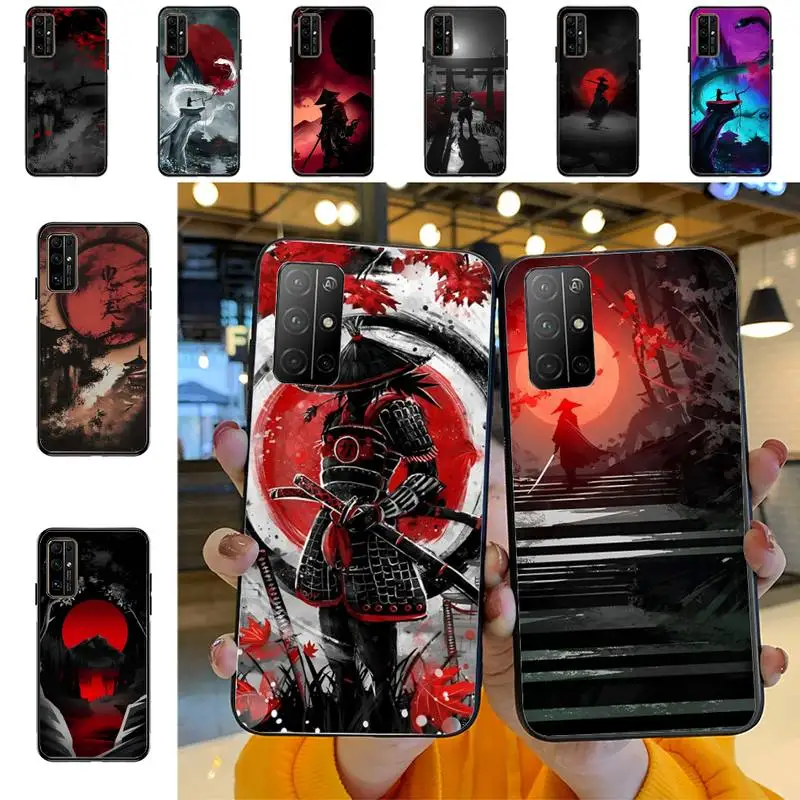 

Japan Samurai Phone Case For Huawei Honor 10Lite 10i 20 8x 10 Funda for Honor9lite 9xpro Coque