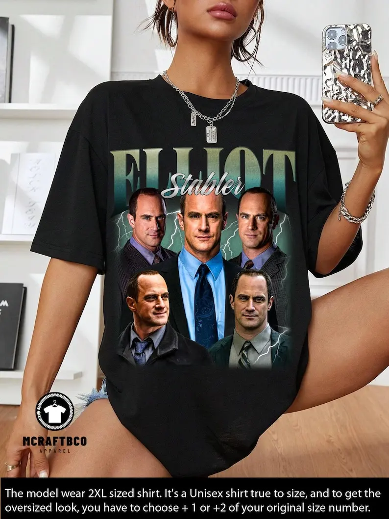 Футболка RETRO ELLIOT STABLER рубашка Christopher Meloni толстовка Elliot Stabler Law And Order Svu 90-х Olivia