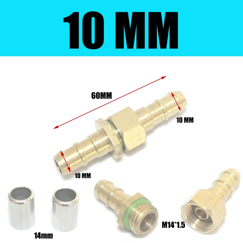 

Латунный соединитель NuoNuoWell для шлангов 6.5/7/8/8.5/9/10/13 мм