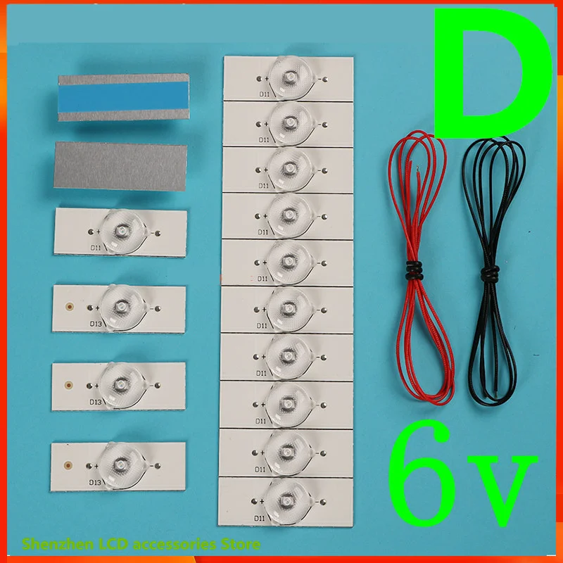 LED лампы RUNHENGXIN для ремонта подсветки телевизоров Hisense Changhong