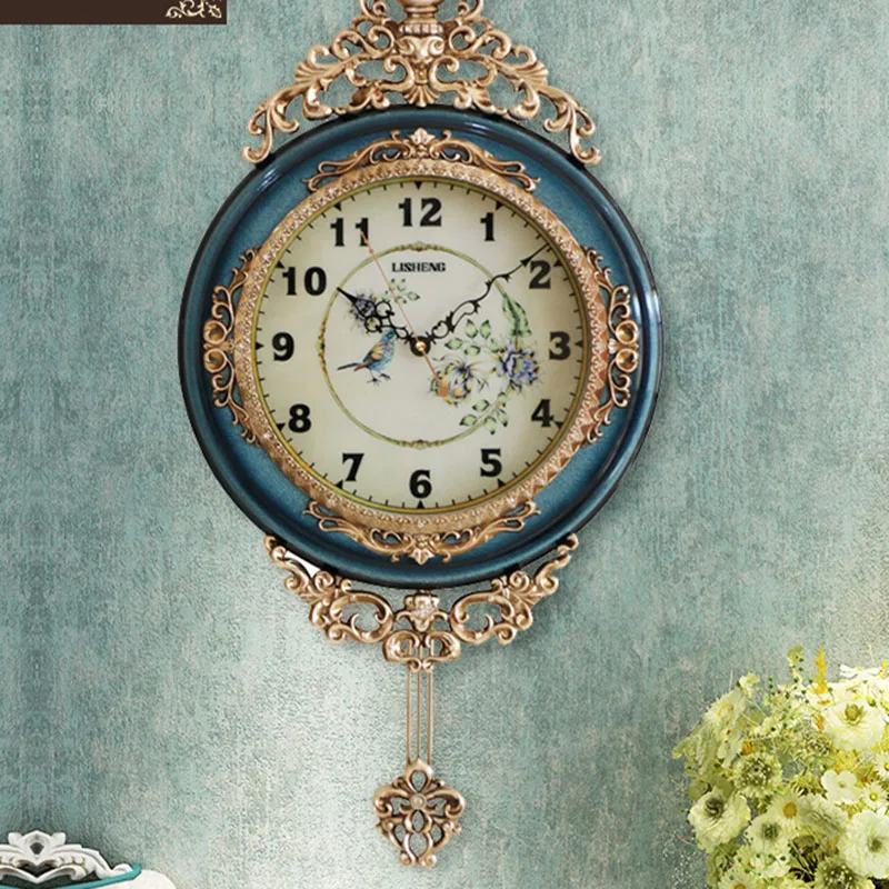 

Silent Wall Clock Hands Mechanism Movement Clockwork Pendulum Wall Clock Digital Room Decor Living Room Reloj Pared Home Design