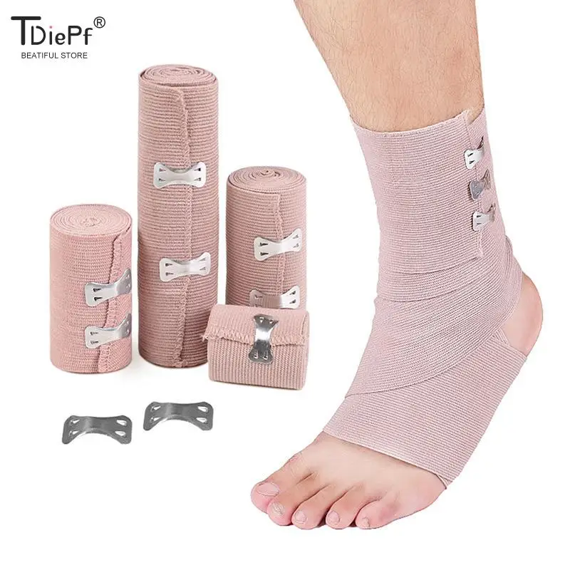 

1PCS High Elastic Bandage Sports Sprain Treatment Outdoor Wound Dressing Emergency Muscle Tape For First Aid Kits Protect 4Sizes
