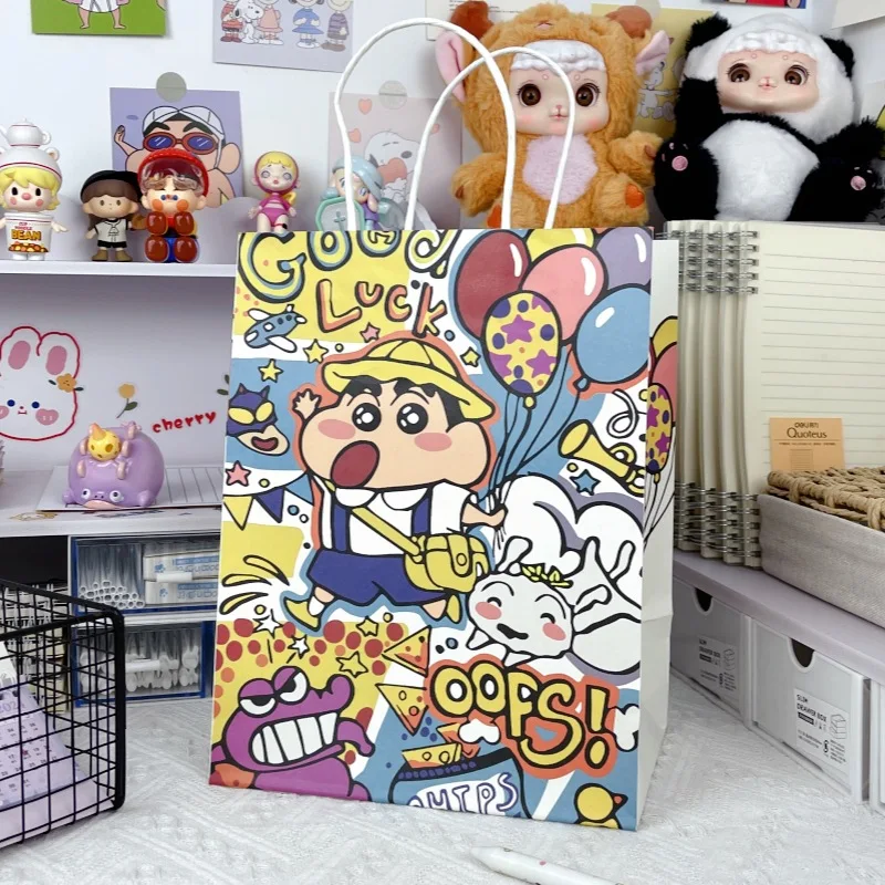 Новый Подарочный пакет Crayon Shin-Chan мультяшная кукла аниме ручной бумажный