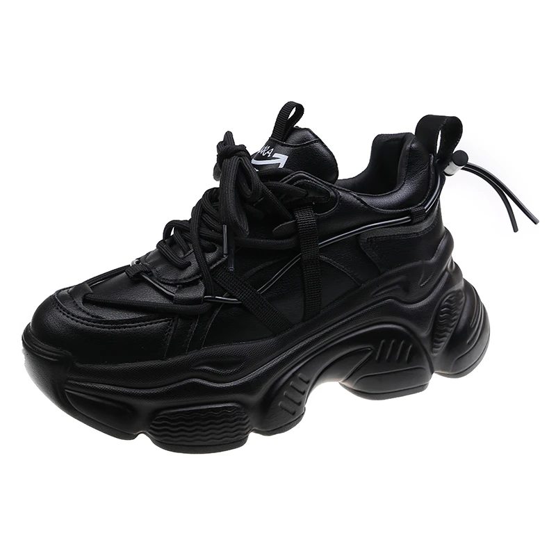 

Кеды XIXIYIPIN женские массивные, толстая подошва 5 см, Вулканизированная подошва, роскошные всесезонные кроссовки на шнуровке