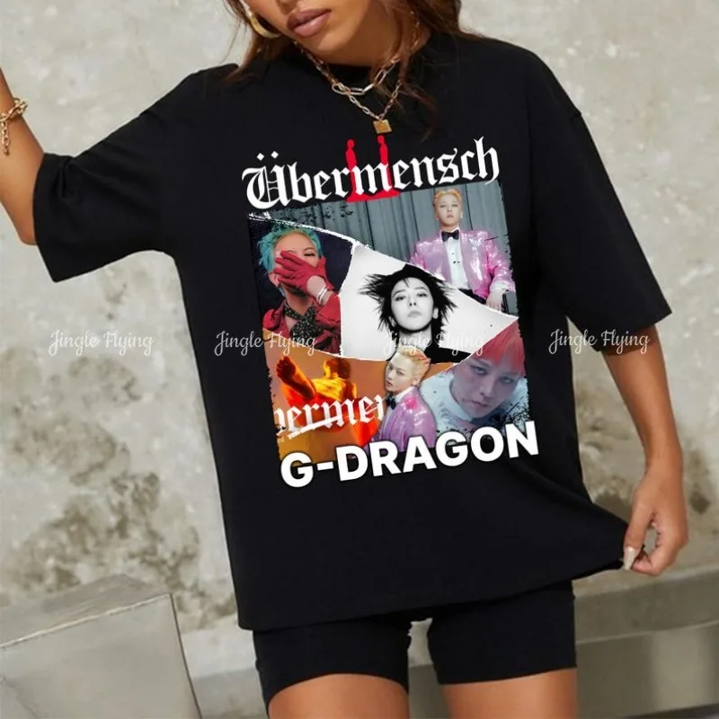 Фото Футболка Dragon Ubermensch Drama Gdragon Too Bad Power Рубашка Gd Рубашка Свитер №1