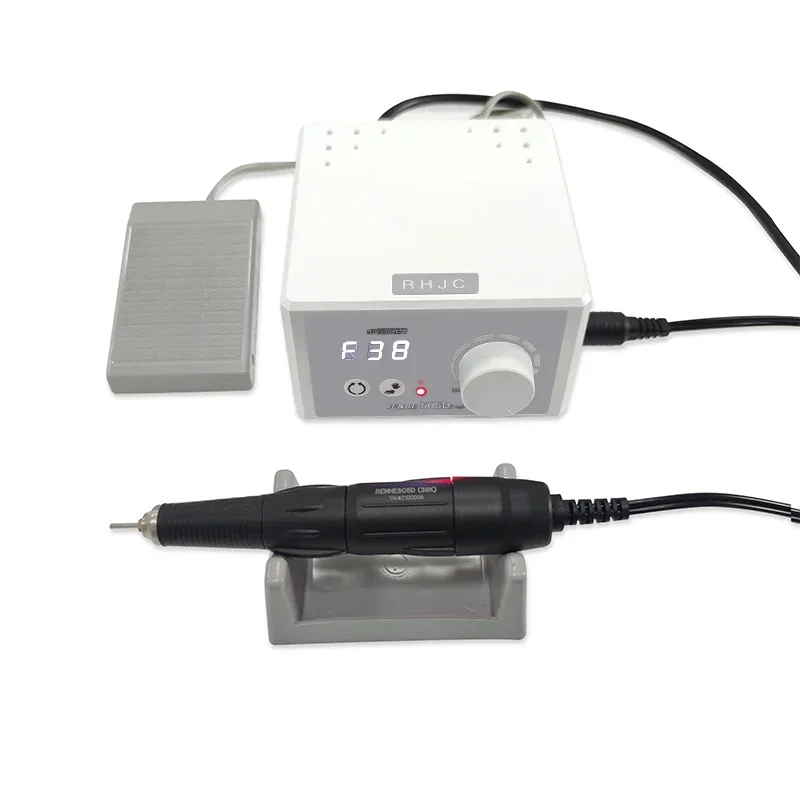 Машинка для маникюра RENHE 505D 38 к педаль управления скоростью 38000 об./мин.