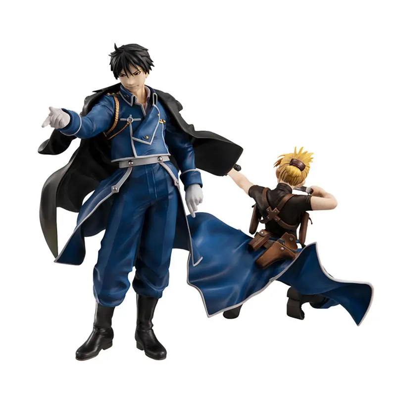 

[In Stock] Original MegaHouse MH Figure GEM Fullmetal Alchemist Roy Mustang Riza Hawkeye Action Figure Collectible Model Toys