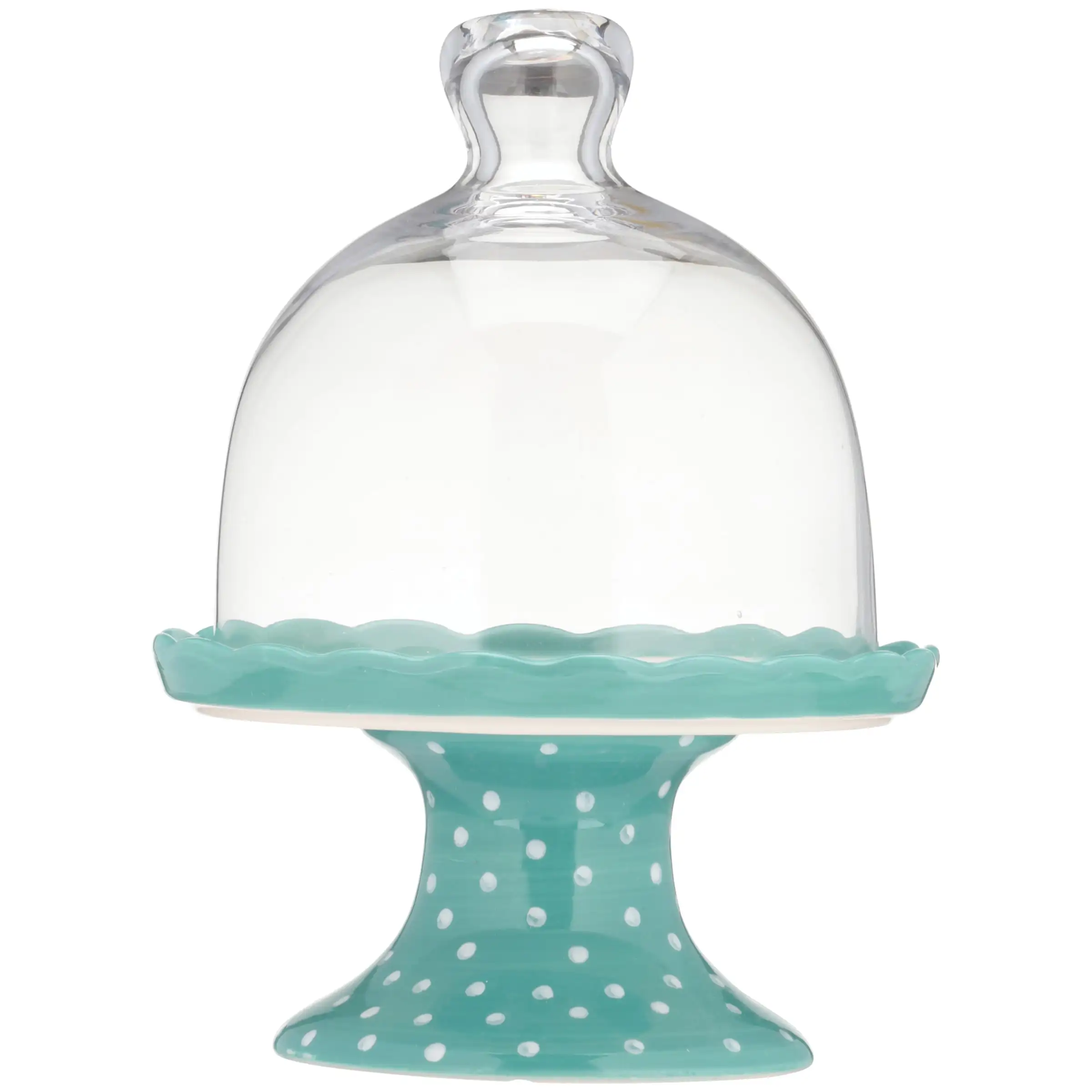 

9.5 in x 10.2 in Ceramic/Glass Dinner Party/Birthday Cupcake Stand, Ceramic
