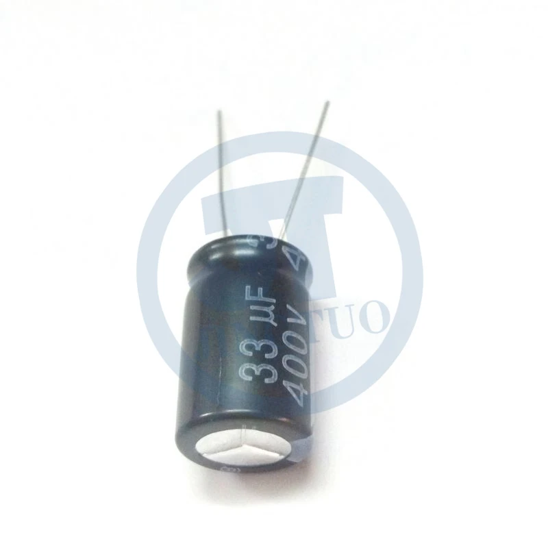 Фото 10 шт. 33uF400V 400V33uF 33MFD 400WV 13x20 мм радиальный алюминиевый электролитический конденсатор №1