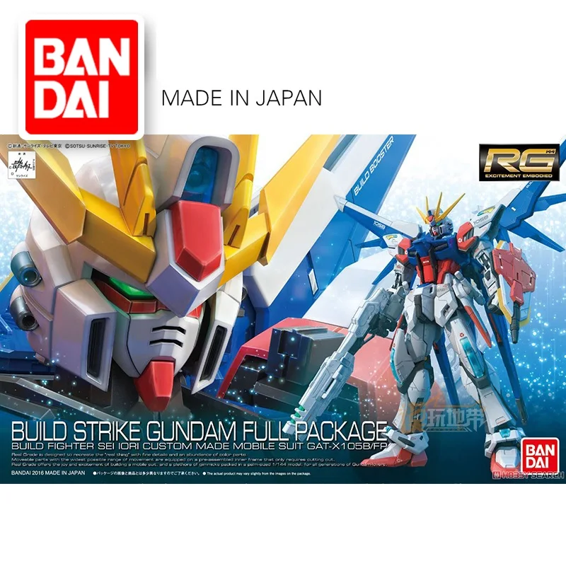 Japaness Bandai Gundam Модель RG 1/144 построить Страйк GUNDAM полная фотомодель сборки фигурки