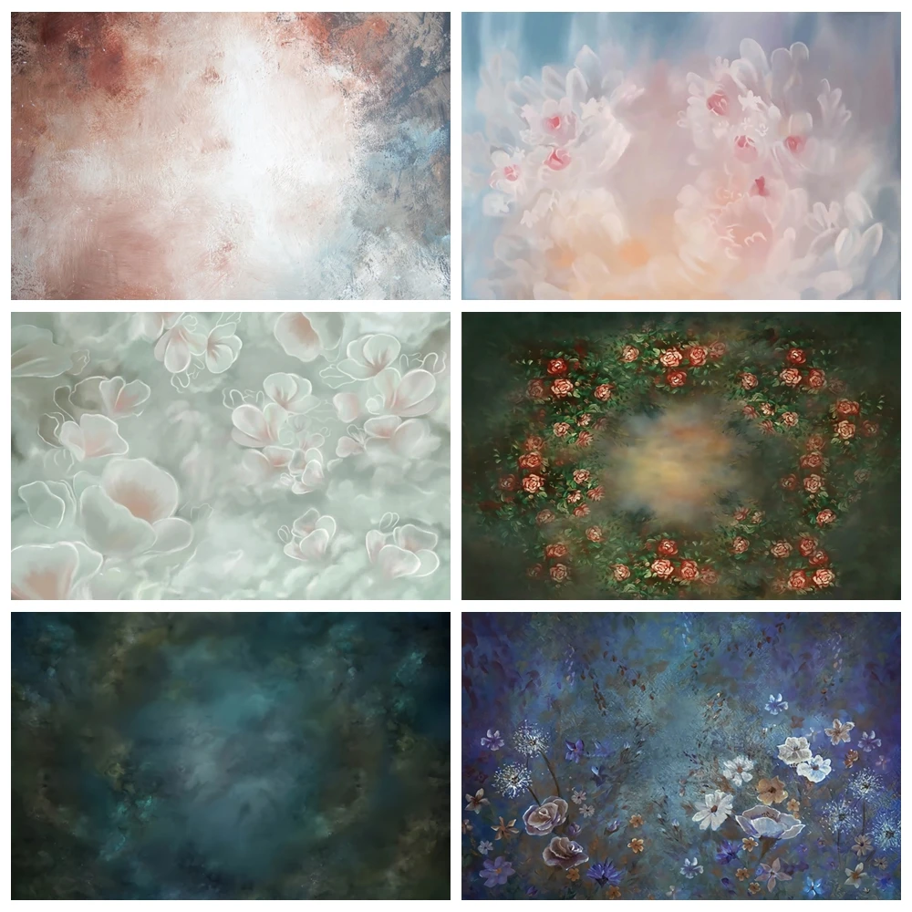 

Yeele Grunge Abstract Gradient Flowers Wall Photocall Baby Portrait Photography Backdrop Photographic Backgrounds Photo Studio