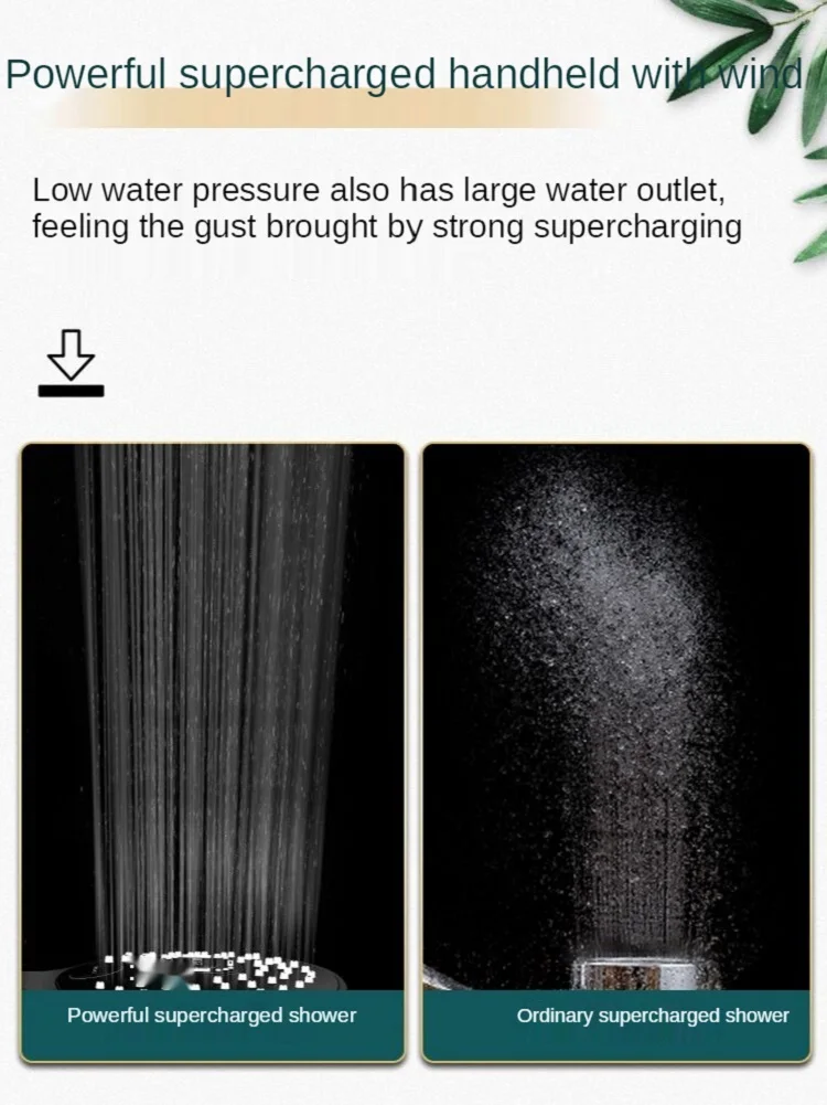 shower head rainfall bathroom 3 modes abs round chrome water saving nozzle g12 bath faucet wall mounted adjustable black shower free global shipping