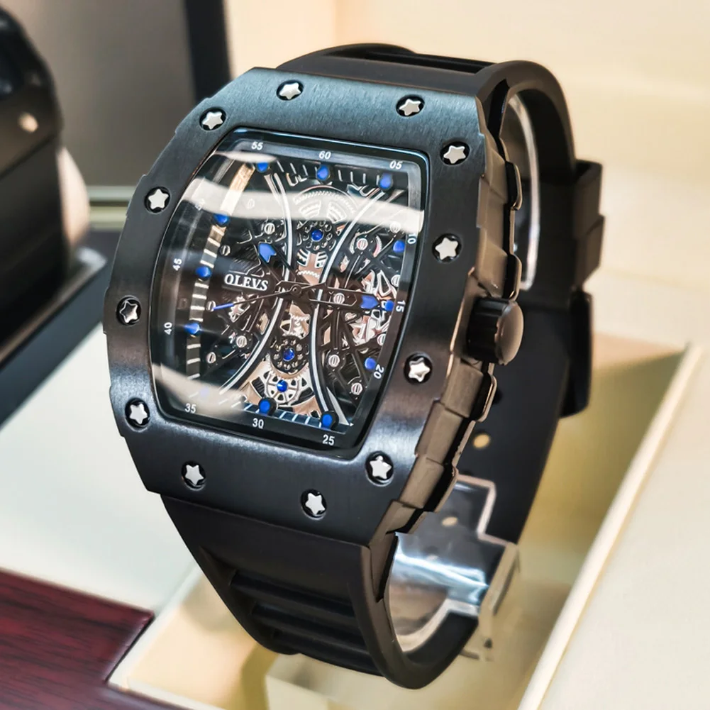 Men’s Watch Mechanical Wristwatches Sports Chronograph Quartz Watch Multifunctional luminous Watch for Men watch Automatic Watch