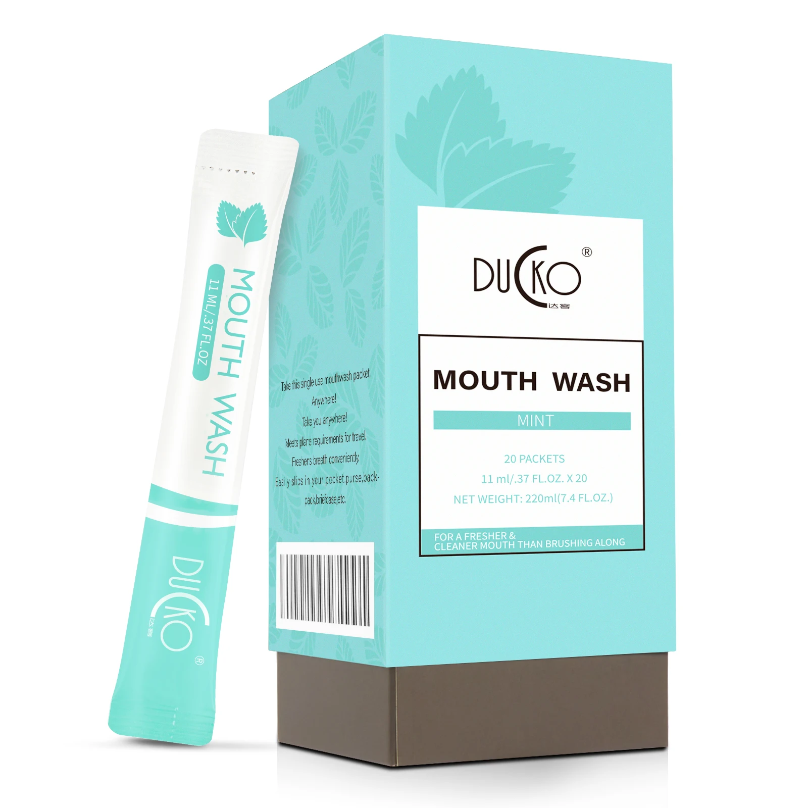 Single Size Mouthwash for Fresh Breath Airline Friendly Liquid Mint Flavored Portable Travel Mouthwash Ce certificate
