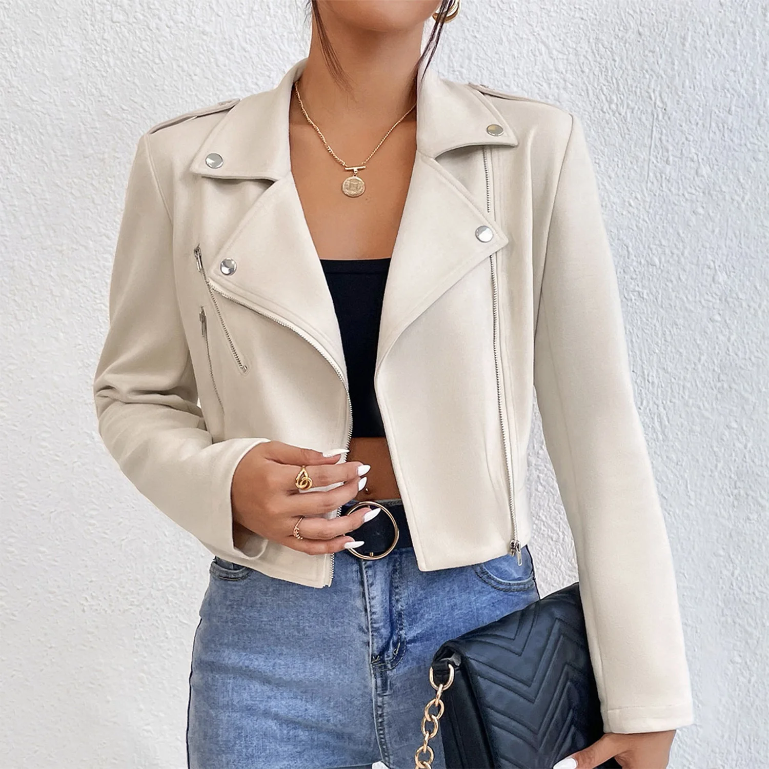 

2023 Spring Woman Clothing Traf Official Store Standard Solid Polyester Office Lady Jackets Women's Winter Coat New In Outerwear