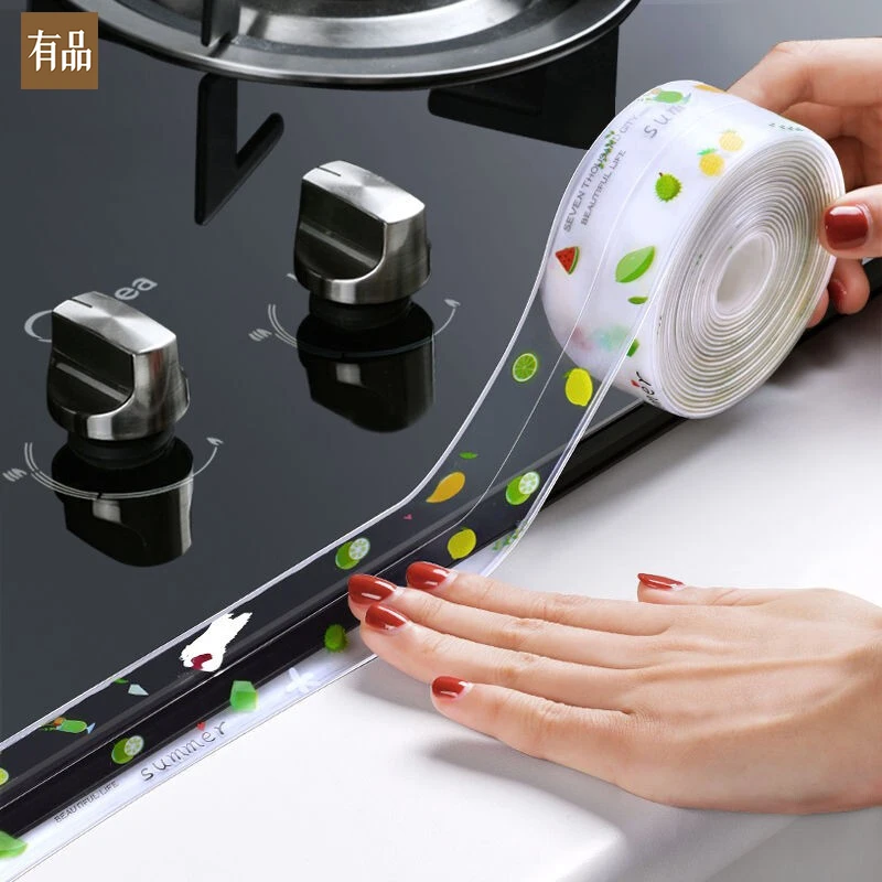 

Новая водостойкая наклейка Youpin для кухонной раковины, Противоударная водонепроницаемая лента для ванной, столешницы, туалета, самоклеящие...