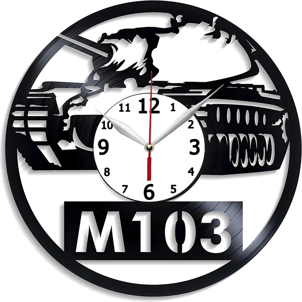 

M103 тяжелый бак виниловая пластина настенные часы украшение бака 12 дюймов настенные часы M103 тяжелый бак искусство подарок на день рождения для мальчика