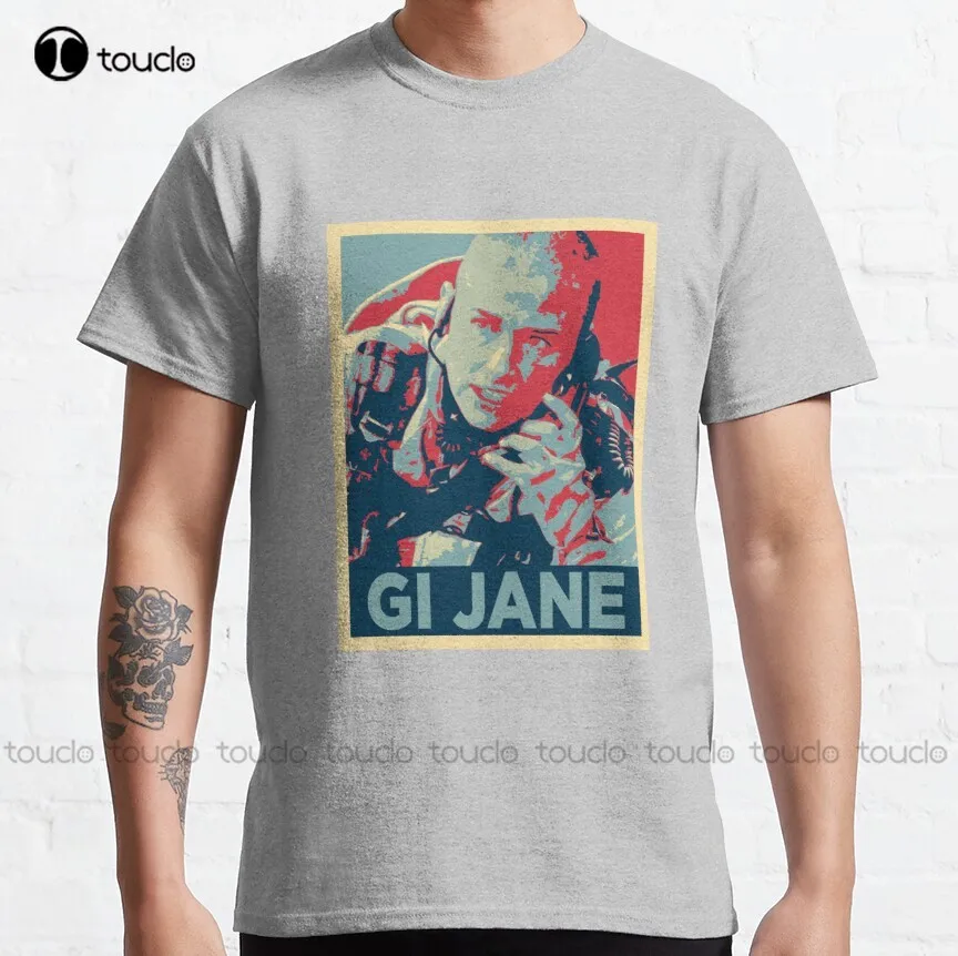 

Классическая женская футболка Gi Jane Brave с изображением воина, высококачественные милые элегантные милые хлопковые футболки с изображением героев мультфильмов