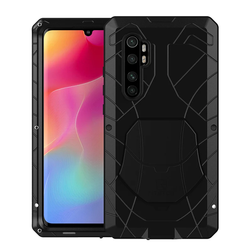 

Чехол для телефона Xiaomi Mi Note 10 Lite 5G POCO F2 Pro, жесткий металлический защитный экран из закаленного стекла для Redmi K30 Pro, защита