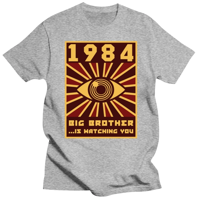 Футболка Большой брат 1984 года мужские черные топы футболка с рисунком одежда Око