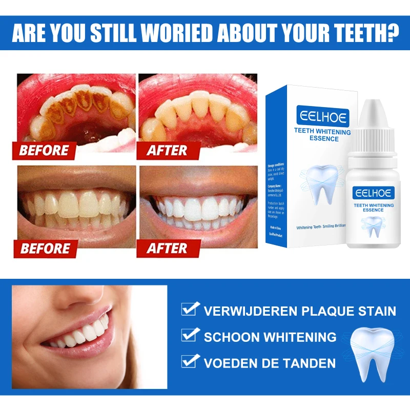 

Teeth Whitening Essence Remove Plaque Stains Serum Fresh Breath Oral Hygiene Against Dental Caries Dental Tooth Cleaning Tools