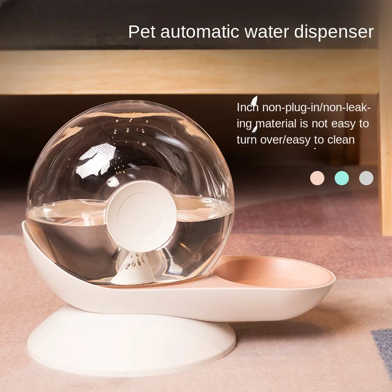 

Snail Cat Water Dispenser Flowing Unplugged Pet Dog Drinking Water Automatic Water Feeder Anti-overturning Basin Water Bowl