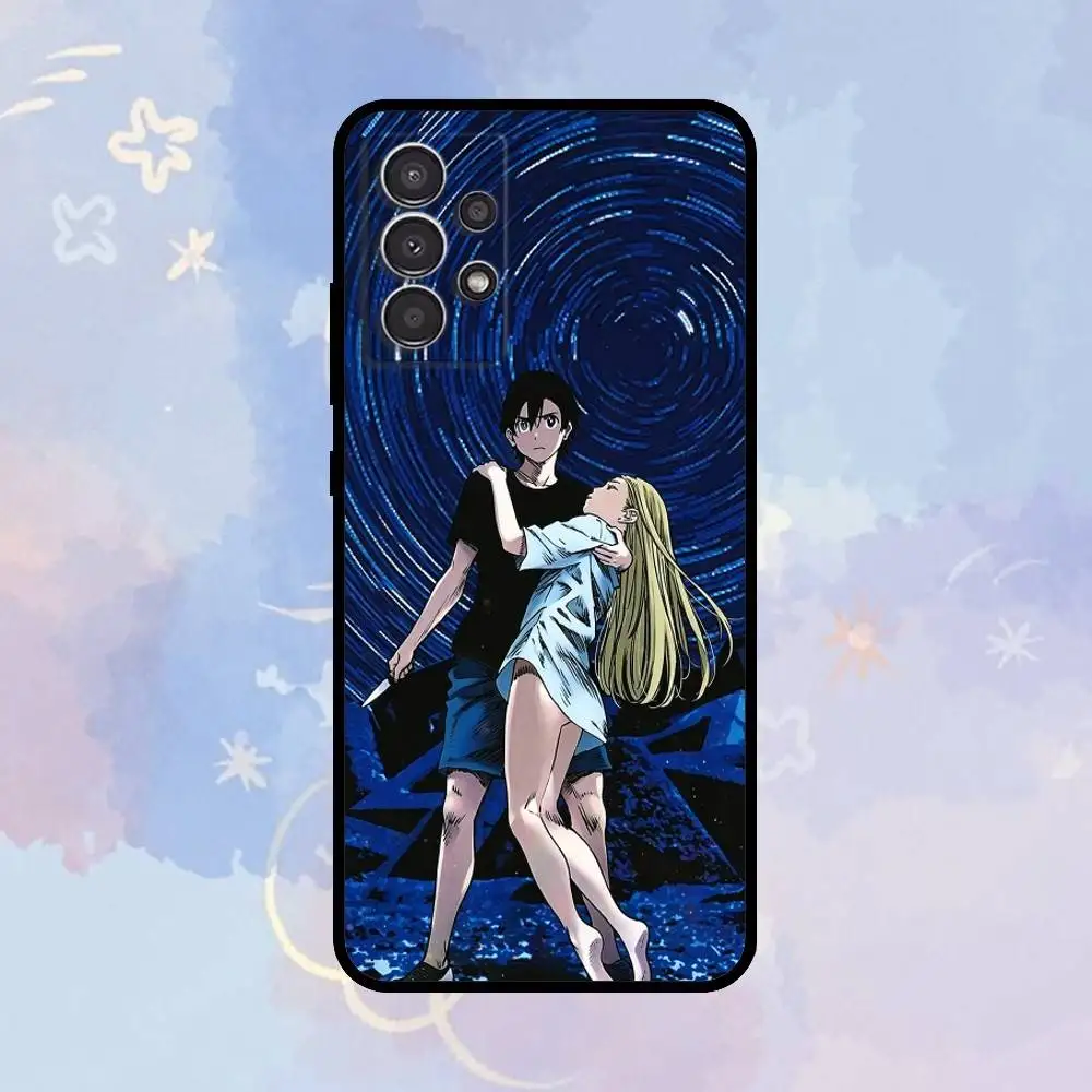 Фото Чехол для телефона AAA S-Shinpei x U-Ushio для Samsung Galaxy A73, A72, A71, A70, A53, A52, A51 и других моделей, мягкий черный чехол №5