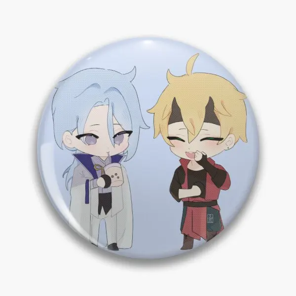 

Мягкая булавка для пуговиц Ayato и Thoma, креативное украшение для одежды и шляпы, забавная булавка для лацкана, декоративный милый металлически...