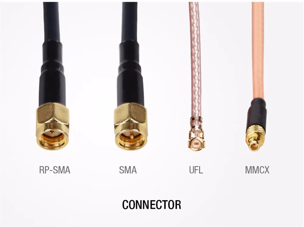 FOXEER Pagoda PRO 5 8G SMA / RP-SMA UFL MMCX RHCP Антенна для FPV квадрокоптера длинная или короткая