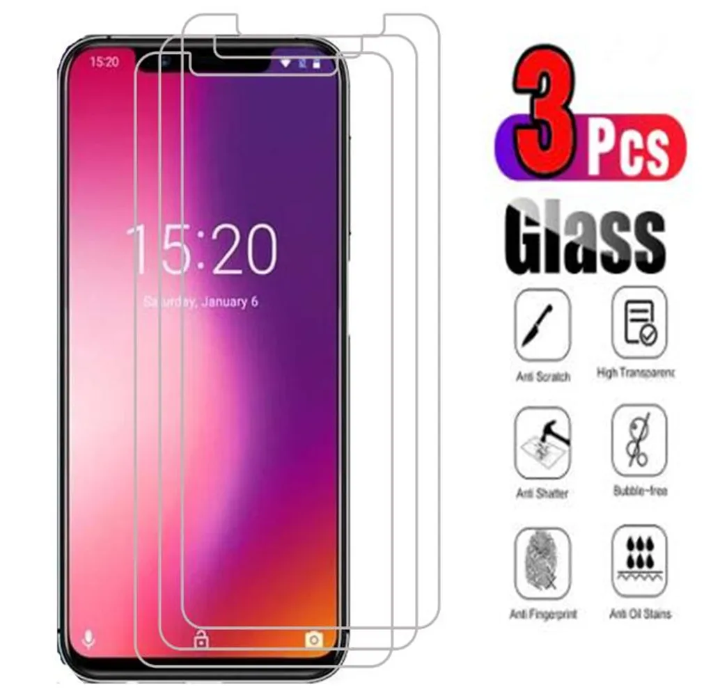 

3Pcs FOR UMIDIGI One Pro Smartphone High HD Tempered Glass Protective FOR UMIDIGI One Screen Protector Film