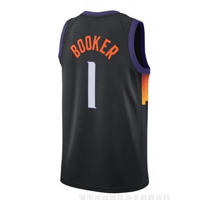 

Mens American Basketball Jersey Clothes European Size Phoenix Suns Steve Nash Devin Booker Chris Paul T Shirts Cotton Short 2XL