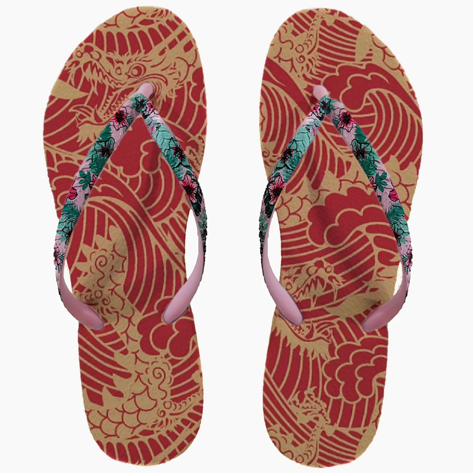 Сандалии пляжные женские летние шлепанцы на нескользящей подошве из ЭВА