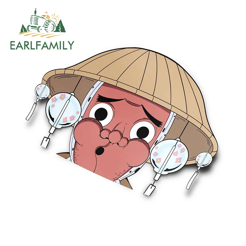 EARLFAMILY 13 см x 10,3 см для рассекающего демонов Hotaru Haganezuka Peeker автомобильные наклейки граффити для ноутбука личные креативные наклейки декор