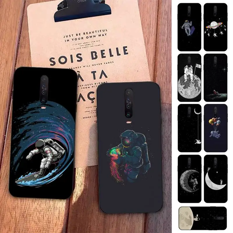 

Moon Astronaut Phone Case for Redmi 5 6 7 8 9 A 5plus K20 4X S2 GO 6 K30 pro