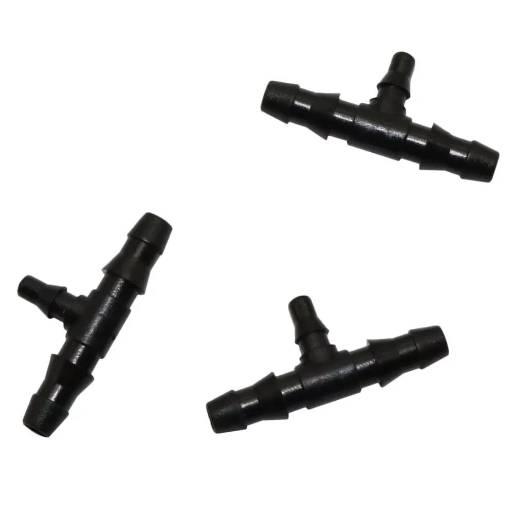 

4/7mm To 3/5mm Barbed Three Way Garden Water Connectors Hose Splitters Garden Irrigation Watering Pipe Tees 20 Pcs