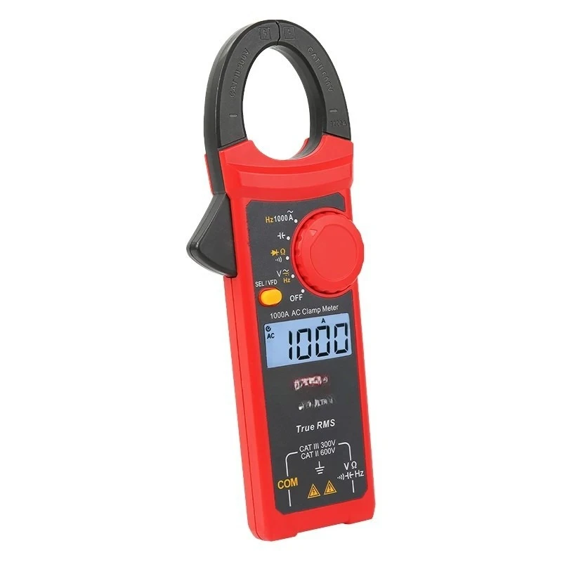 Фото Измеритель тока True RMS Clamp Table UT206C, тонкий, 1000А, с фильтром низких частот VFD №2