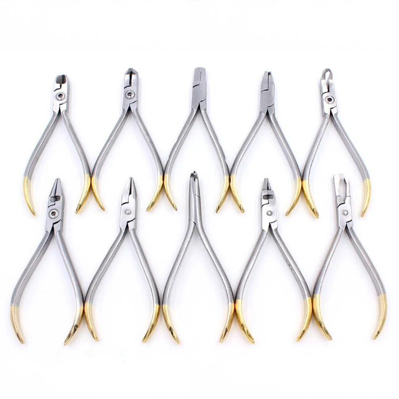 

Dental technician pliers orthodontic pliers filament end cutting pliers bending pliers bracket removal free hook torque forming