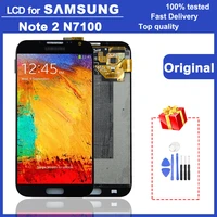 original super amoled 5 5 note 2 lcd display for samsung galaxy note 2 n7100 n7105 lcd digital touch screen assembly