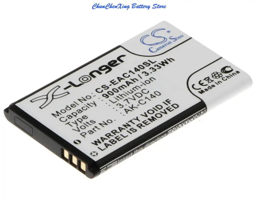 Аккумулятор Cameron Sino AK-C140 B111 для Emporia/Doro Primo 401 Media-Tech MT846KB Texet TD-D109 B210 контроллера VEX IQ