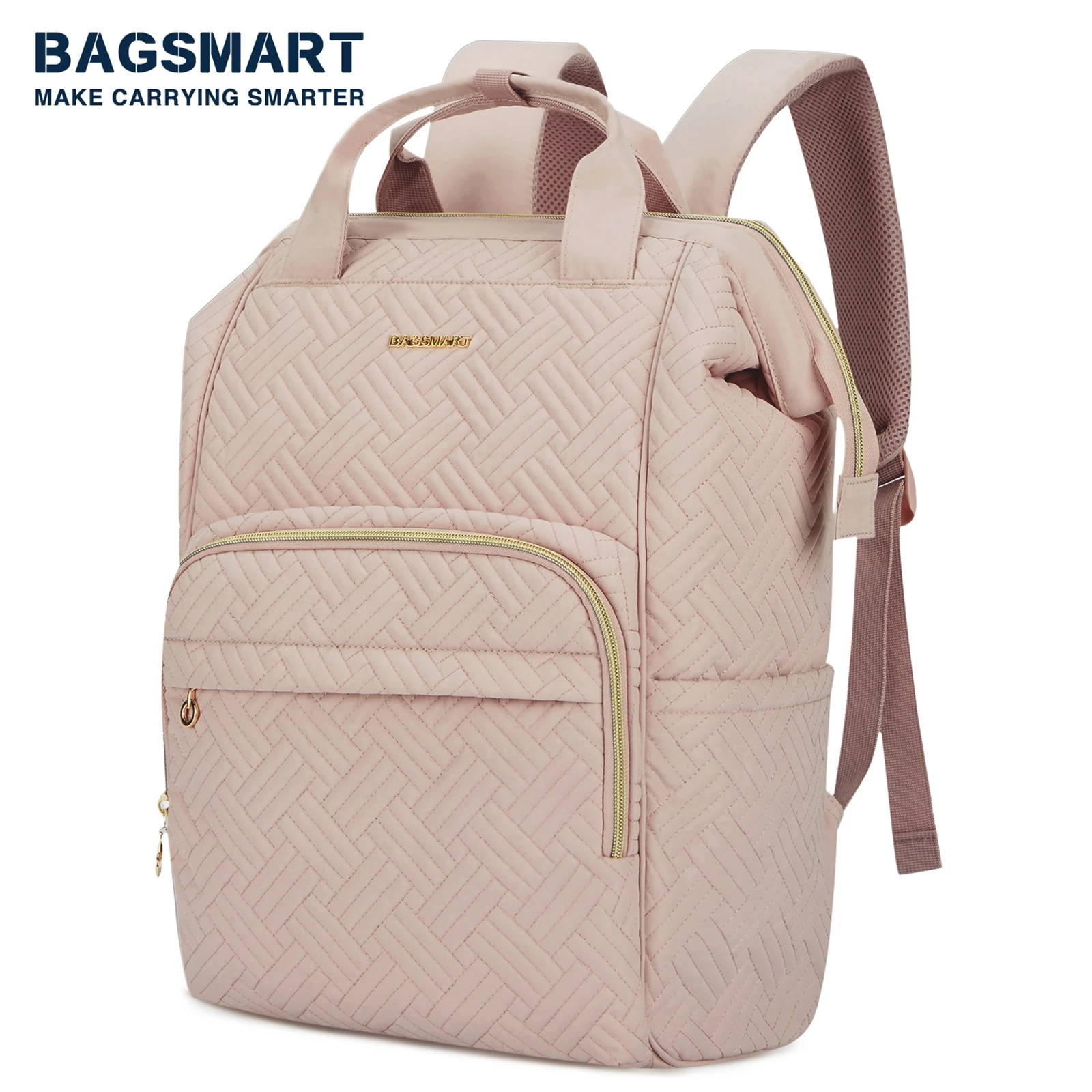 

Женский вместительный рюкзак BAGSMART, школьный ранец для колледжа, дорожные сумки для ноутбука 17 дюймов