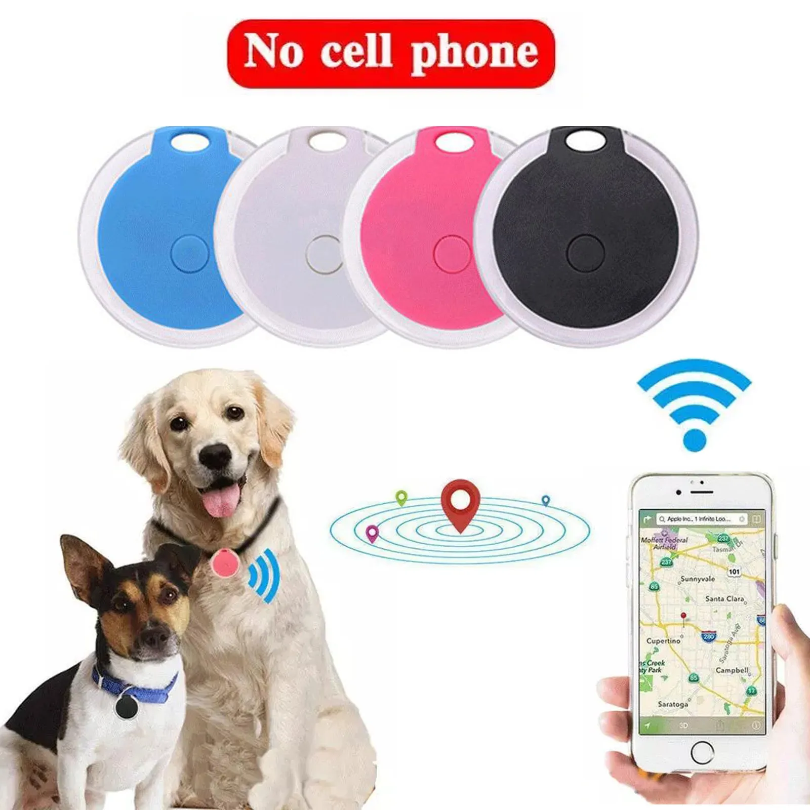 

Gps Tracker Mini Tracking Device Cat Dog Loss Prevention Waterproof Device For Pet Cat Kids Car Wallet Finder Collar Gps Locator