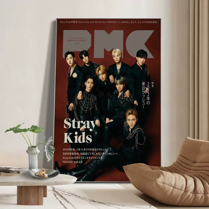 Kpop S-Stray K-Kids Good Quality Prints And Posters Vintage Room Bar Cafe Decor Home