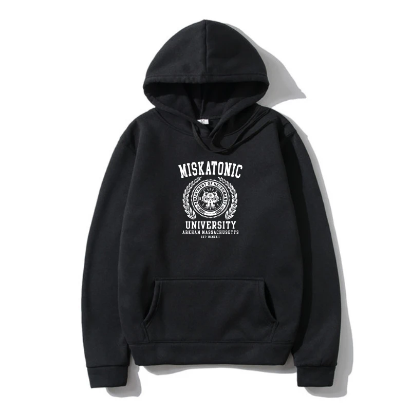 

Новая модная верхняя одежда с графическими буквами, MISKATONIC UNIVERSITY Sweatshir CTHULHU Sweatshir lovecраф, верхняя одежда