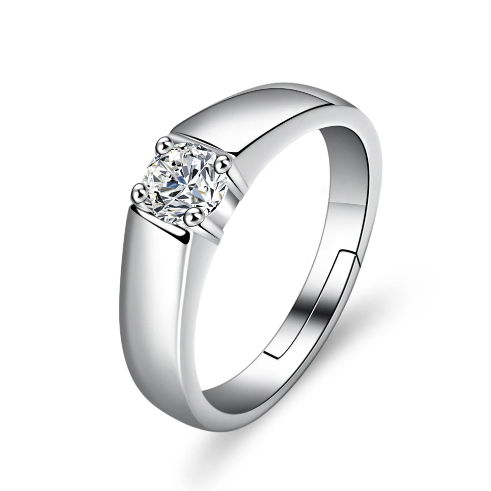 

Moissanite 925 Sterling Silver Ring For Man Diamond Moissanite Ring For Male Wedding Anniversary Jewelry Gifts Free Shipping