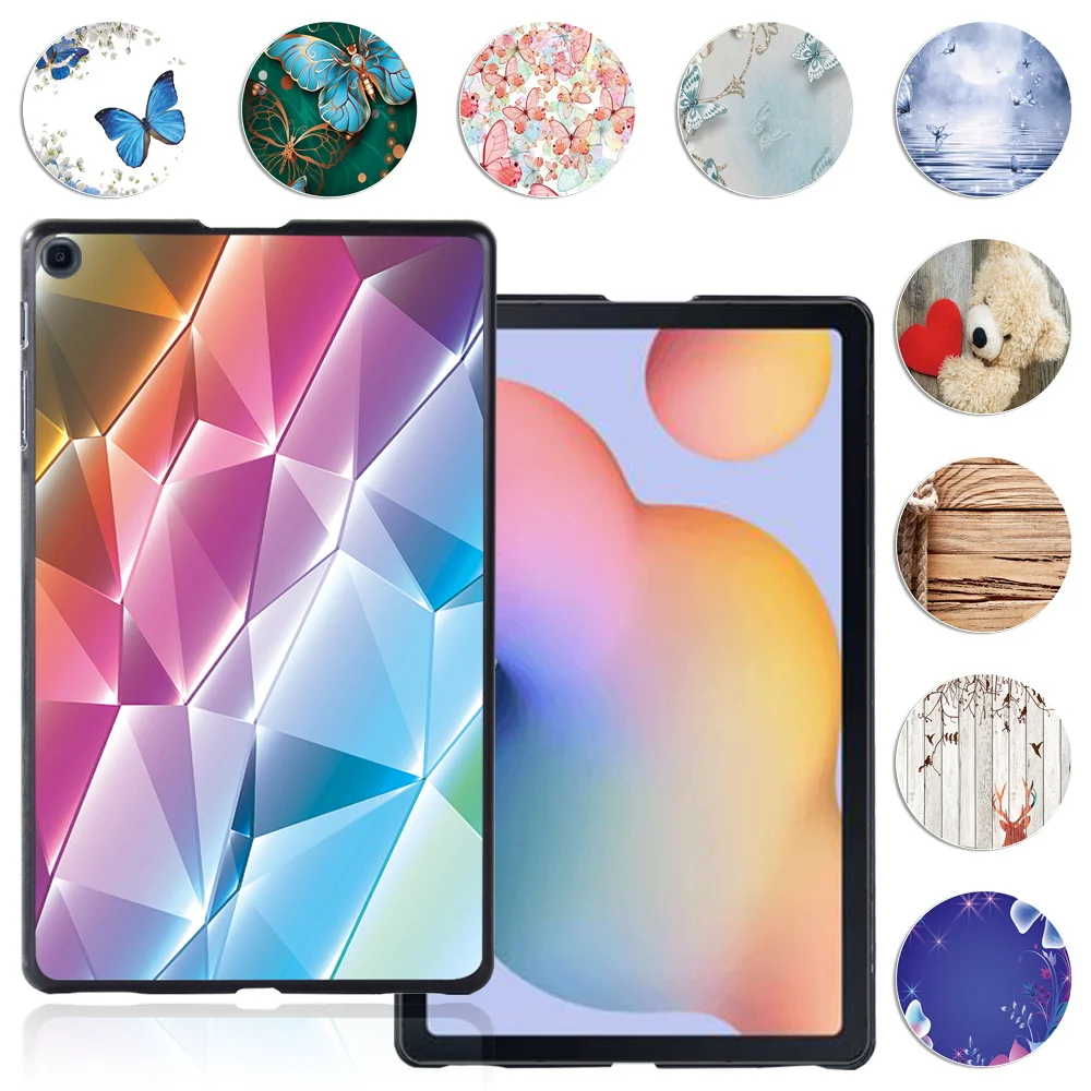 

Прочный чехол для Samsung Galaxy Tab S4 S6 S5e S6 Lite S7 A 8,0 T290 A7 10,4 T500 A7 Lite T220 8,7 "чехол для планшета с рисунком под дерево и 3D