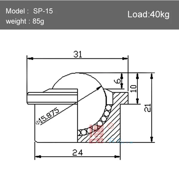 

Мебельные ролики Nylon SP12 SP15 SP22 SP25
